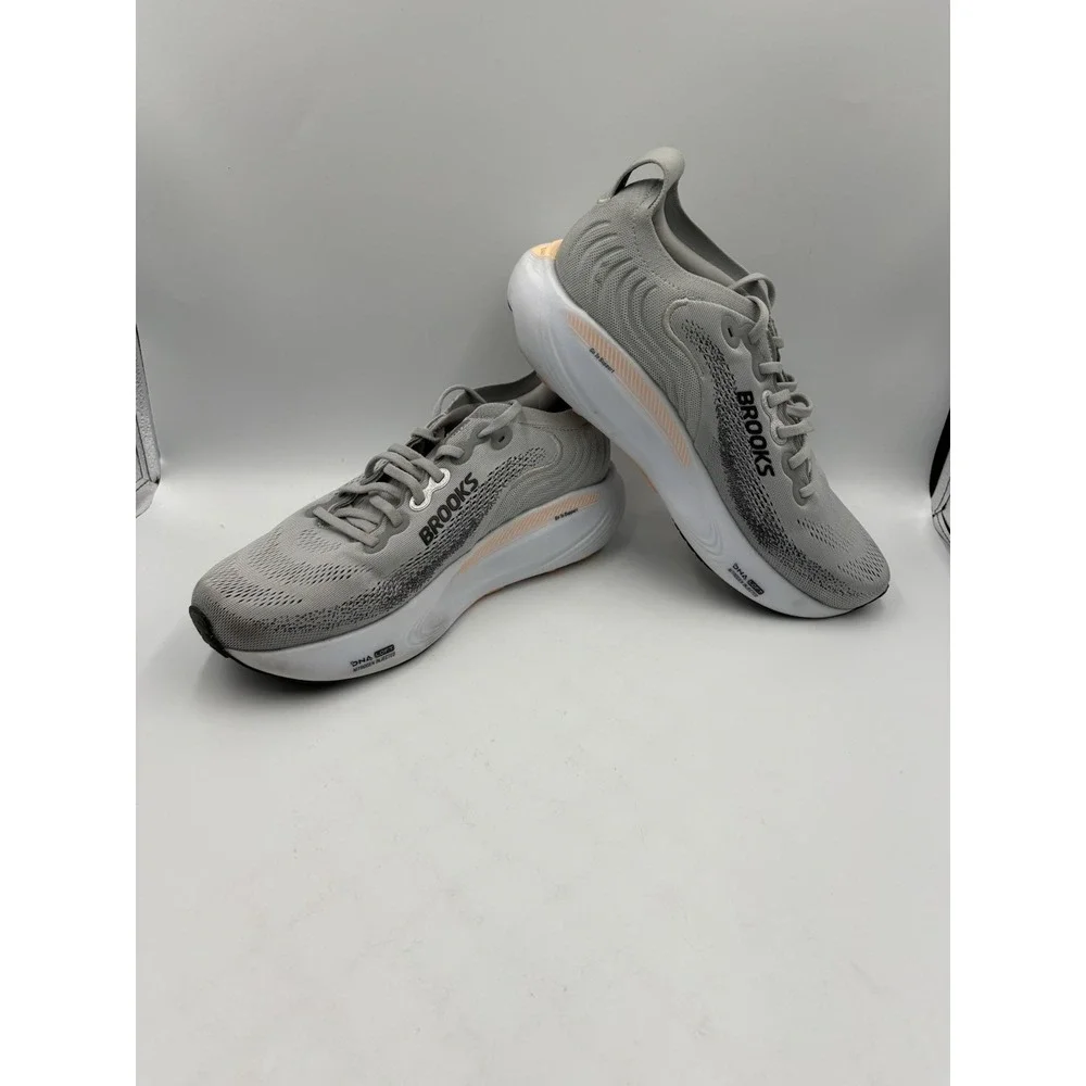 Brooks Adrenaline GTS 25 Mens Running Shoes Gray Sneaker Size 10.5